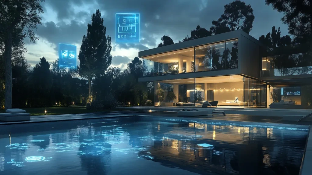 Secure luxury home in Morocco using connected cameras and access control