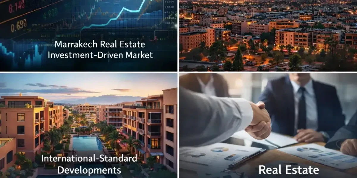 Marrakech real estate and modern development illustrating Morocco's investment potential