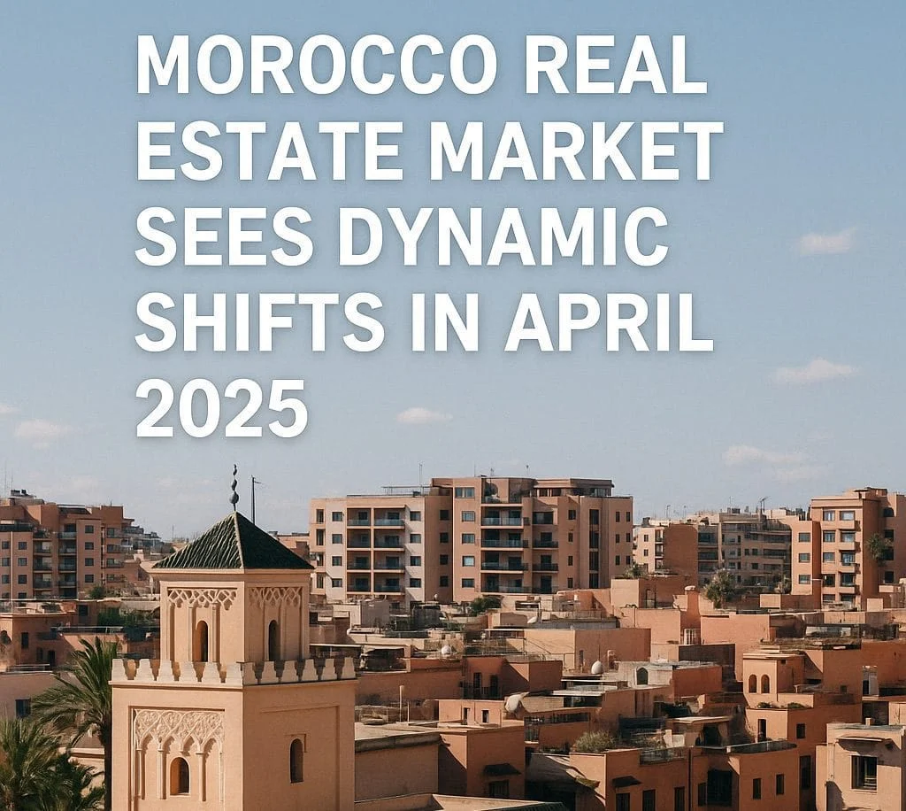 Urban apartment buildings illustrating changes in Morocco’s real estate market