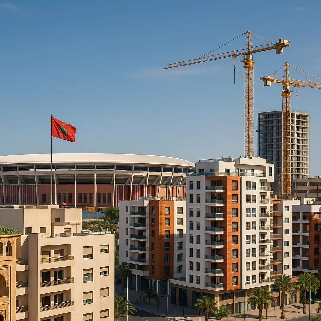 Moroccan city infrastructure and residential development