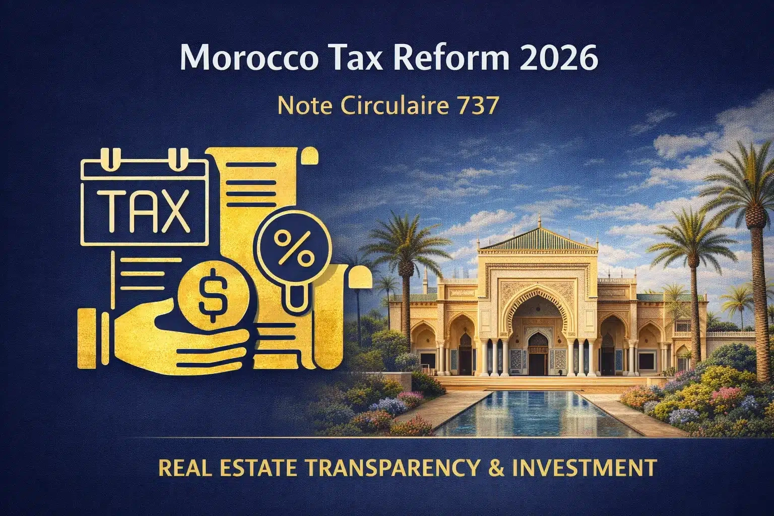Guide to Morocco’s 2026 tax measures for property investors