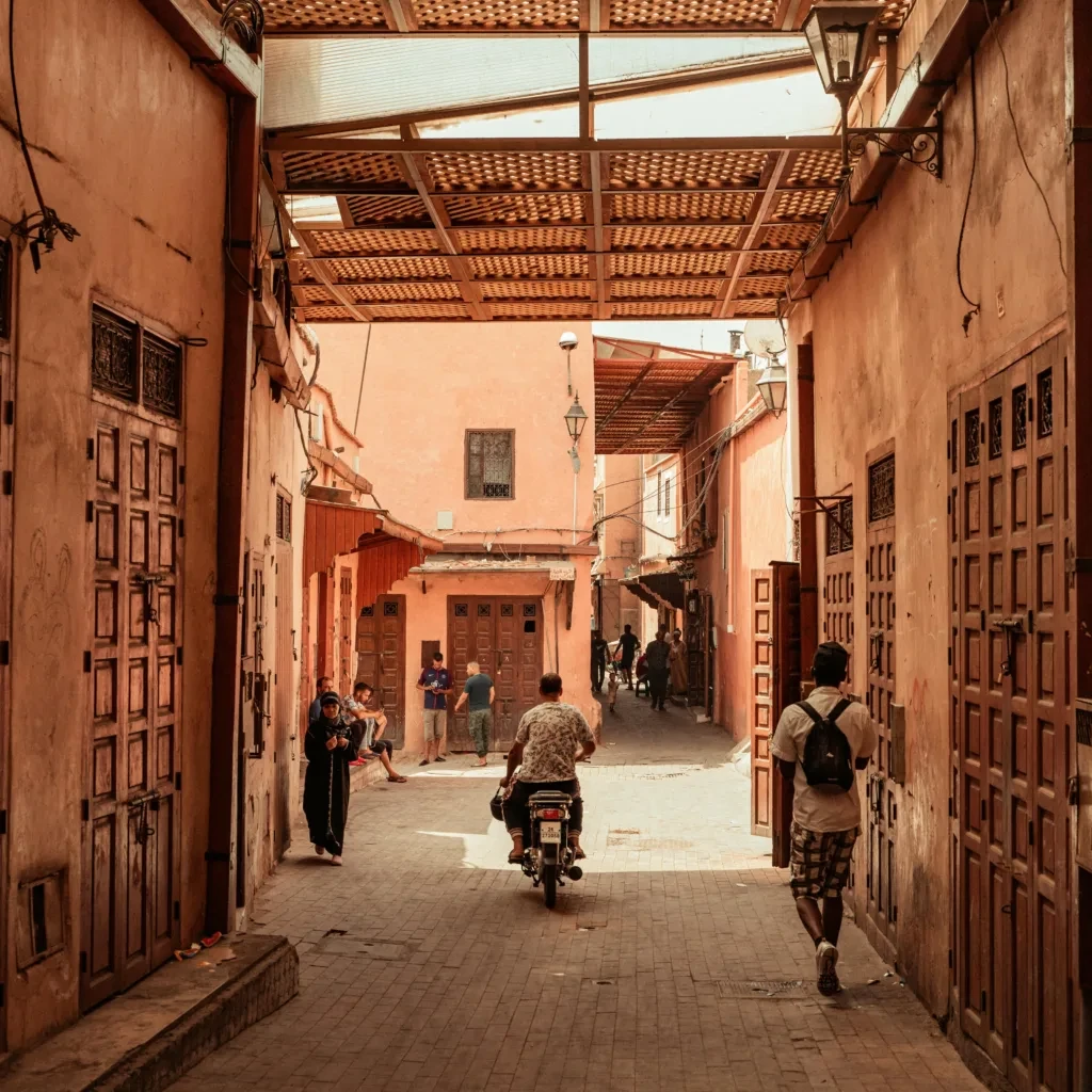 Residential neighborhoods across Marrakech