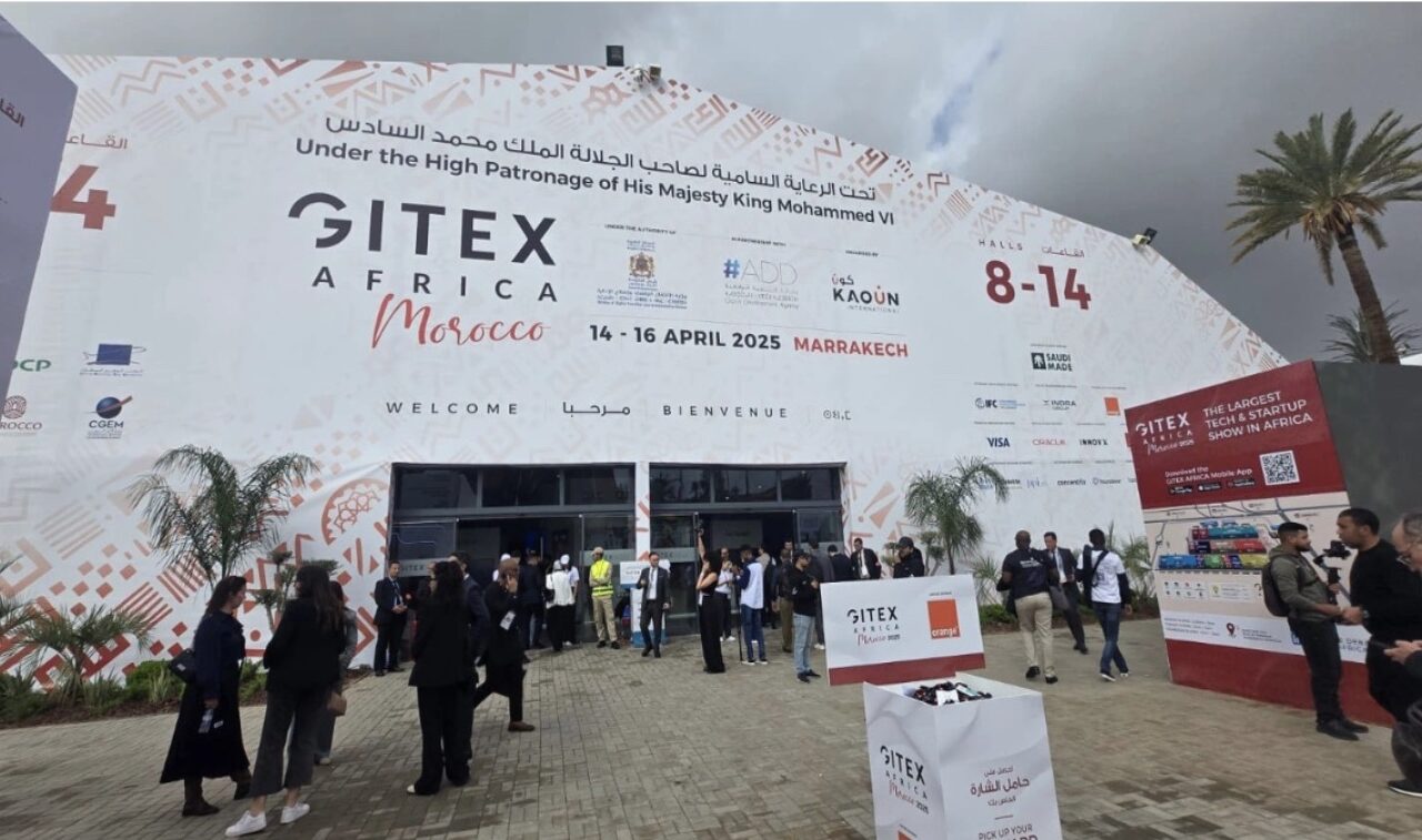 Entrance to Gitex Africa 2025 in Marrakech