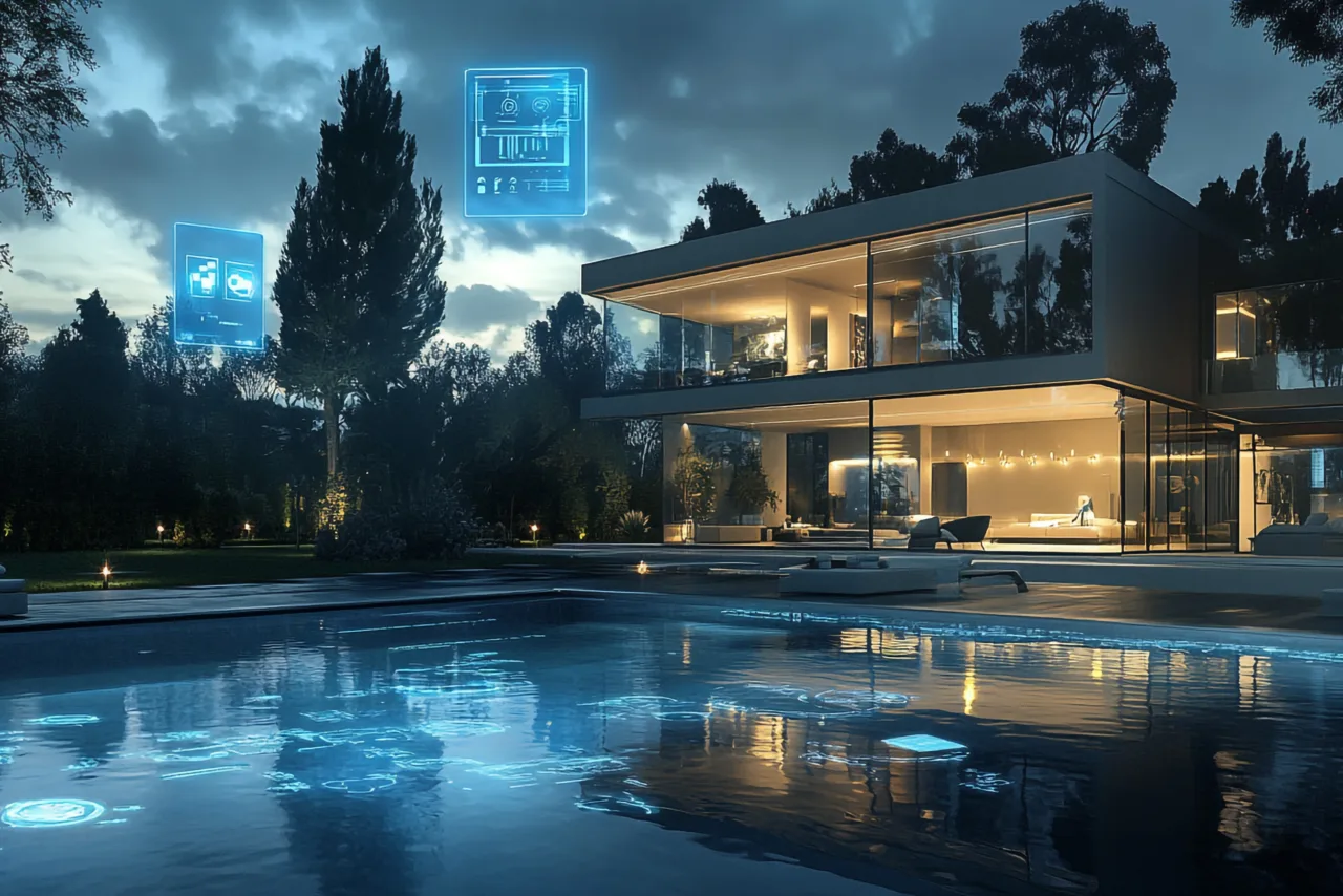 AI-powered surveillance in Moroccan high tech luxury homes