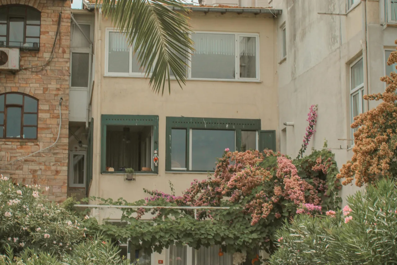 Green urban home reflecting monetary policy impact