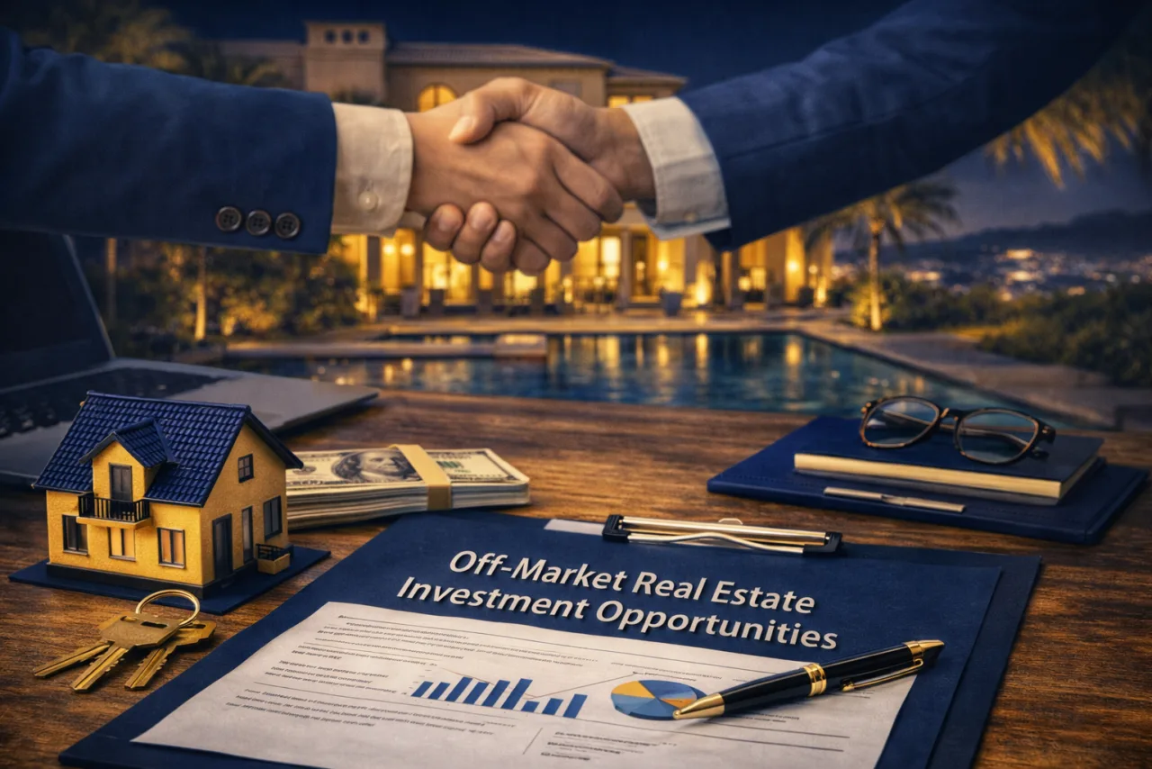 Off-Market Real Estate investment opportunity in the luxury property market